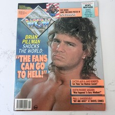 WCW Magazine *VGC* W/ Ron Simmons Poster January 1993 WWE Jan 93