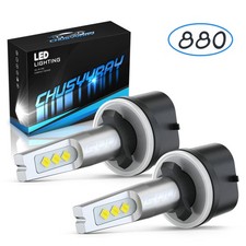 2x 880 881 White LED Headlight Bulbs SMD 3030 Fog Driving Light Super Bright