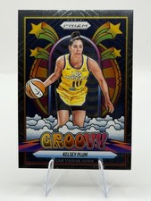 WNBA #5 Kelsey Plum Groovy Insert 2025 Panini Prizm Las Vegas Aces Card