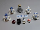 LEGO Star Wars Lot of 5 Astromech Droid Minifigures and 4 PARTS LOT Lot# 209