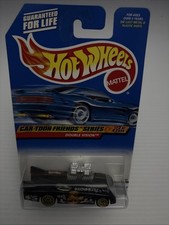 1999 Hot Wheels Car-Toon Friends 3/4 Double Vision Black w/Gold LW #987 21335