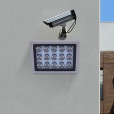 30W 12V IR Infrared Illuminator Lamp Night Vision Security Floodlight For CCTV