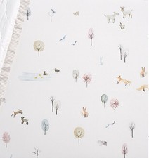 Pottery Barn Kids Dakota Woodland Organic Crib Fitted Sheet Excellent Condition