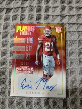 eric murray 2016 contenders rookie playoff auto chiefs minnesota #116 60/99
