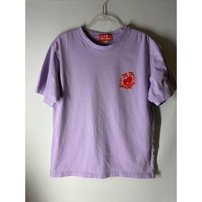 BT21 TATA Utopia Purple T-shirt Short Sleeve Size Medium 