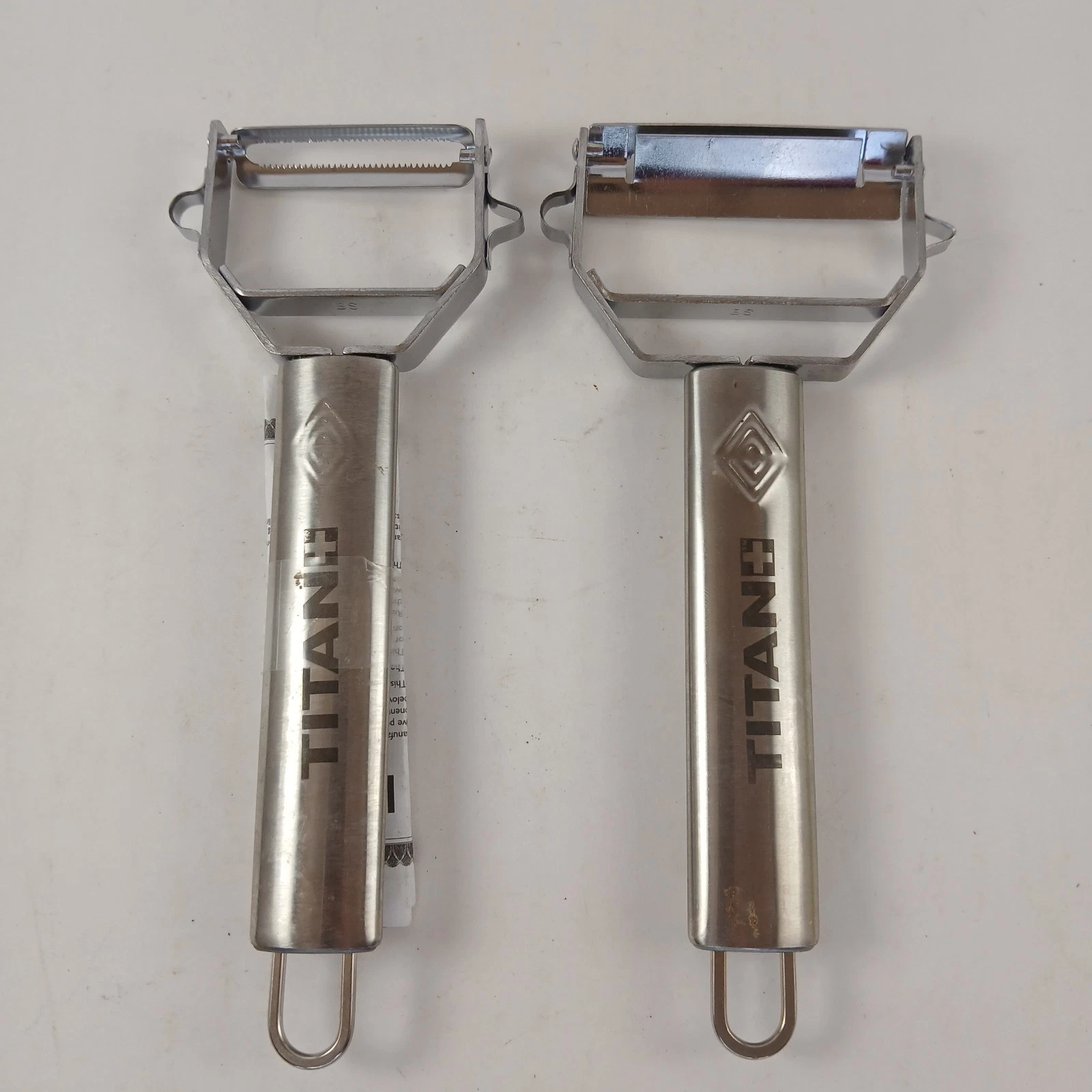 Titan Stainless Steel Julienne Tool Multipurpose Peeler & Slicer Set Euc