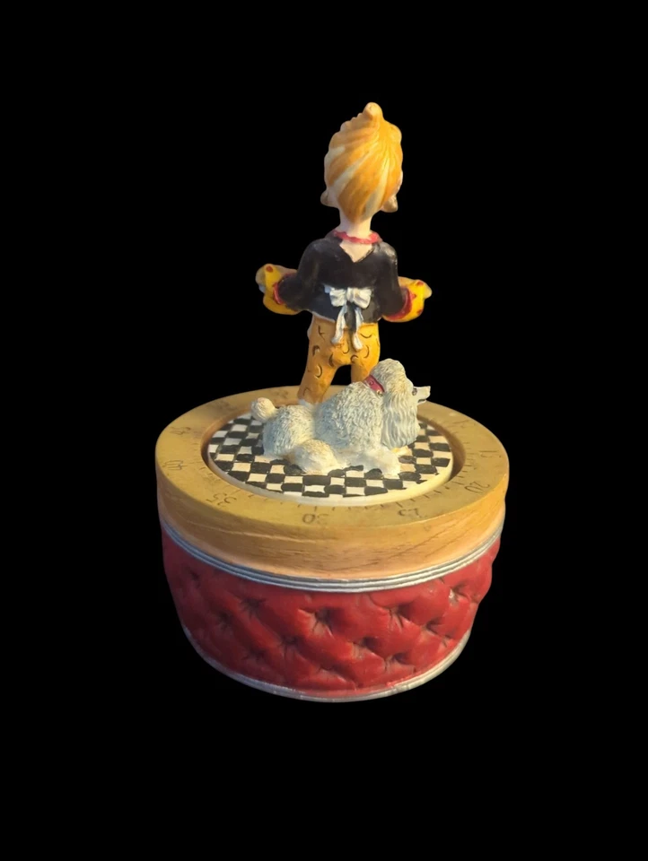 Novelty Kitchen Timer Hot Stuff Sassy Old Lady With Poodle By Boston Warehouse - Image 2 of 4