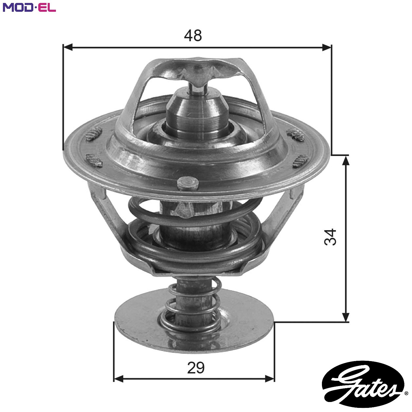 Coolant Thermostat fits TOYOTA COROLLA 83 to 01 Gates 9008023003 9091603046 New - Image 34