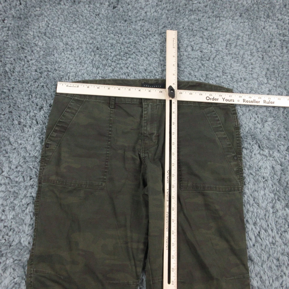 Pantalones Sanctuary para mujer 31 verdes camuflados utilitarios carga jogger bolsillos elásticos 34x25* Foto 4 de 4