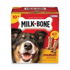 MILK-BONE 7910092501 Original Medium Sized Dog Biscuits, Original, 10 lbs