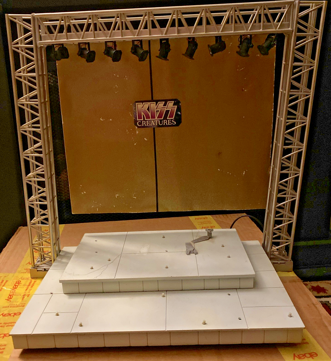 Kiss & Metallic a Band Figures & Light Stage Set With Assorted
