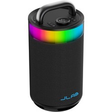 JLab Epic Party Portable Speaker - Black: Waterproof Bluetooth USB-C with LED Li
