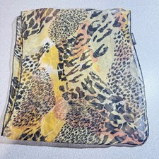 Chic Animal Print Scarf Lightweight Polyester Fashion Accessory made in USA