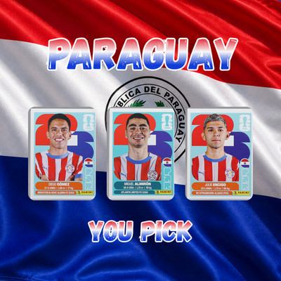 Paraguay PAR 2026 Panini FIFA World Cup Stickers Base Foil Blue - You Pick
