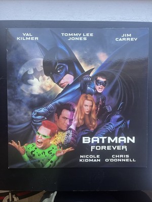 Batman Forever Laserdisc DC Marvel Spiderman The Crow Spawn Tim Burton Hellboy