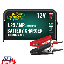Battery Tender Plus 12v 1.25 Amp Car Motorcycle Battery Charger And Battery Tender Plus 12v 1.25 Amp Car Motorcycle Battery Charger And