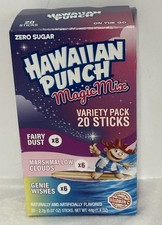 Hawaiian Punch Magic Mix Drink Mix Variety Pack 30 Sticks Pink New Zero Sugar