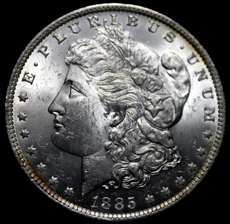 USA   1885-O  Morgan Dollar Brillian Uncirculated   725-1098 - Image 4 of 4
