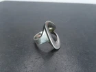 Vtg Sterling Silver Ring, MPC MP Christoftersen, Denmark, Size 7, 6g