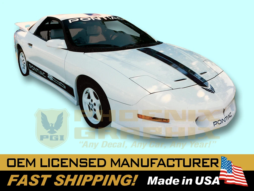 1994 Pontiac Firebird Trans Am 25th Anniversary Decals & Stripes Kit | eBay