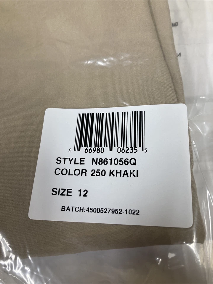 NUEVO Pantalones Cortos Uniforme Escolar Nautica Niños Caqui Talla 12 Regular Foto 2 de 3