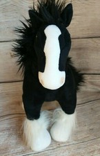 Walt Disney Brave ANGUS THE BLACK STALLION HORSE 16" Plush STUFFED ANIMAL Toy