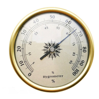 Portable Accurate Analog Mini Gauge Round Hygrometer Humidity Meter Outdoor #