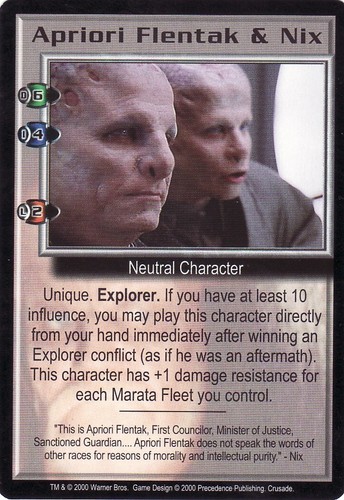 Babylon 5 Crusade CCG TCG Rare Card Selection Precedence - Picture 8 of 32