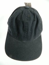 NWT Baseball Cap Plain Adjust Clip Curved Visor Hat Solid Navy Blue Cap