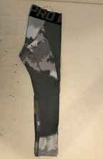 Nike Boy's Hyperwarm Pro Compression Tights Grey Camo S 915393-065
