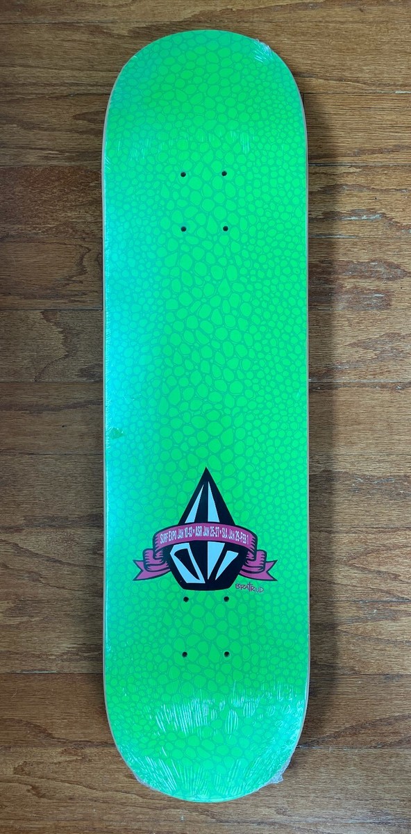 Volcom Todd Bratrud Collab Skateboard Deck Tradeshow Extremely