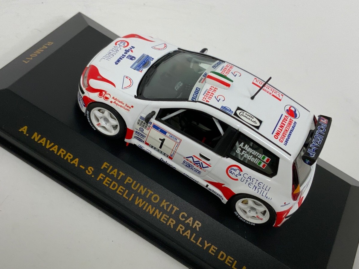 1/43 IXO Fiat Punto Kit Car winner Rally Del Moise RAM017 CS2104
