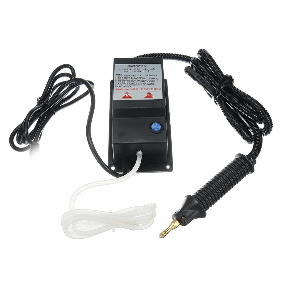 110v Portable Handheld Steam Cleaner High Temperature Steamer For Car