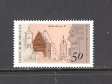  Germany 1975 PLONLEIN CORNER, SIEBERS TOWER, ROTHENBURG SC 1197 MNH 