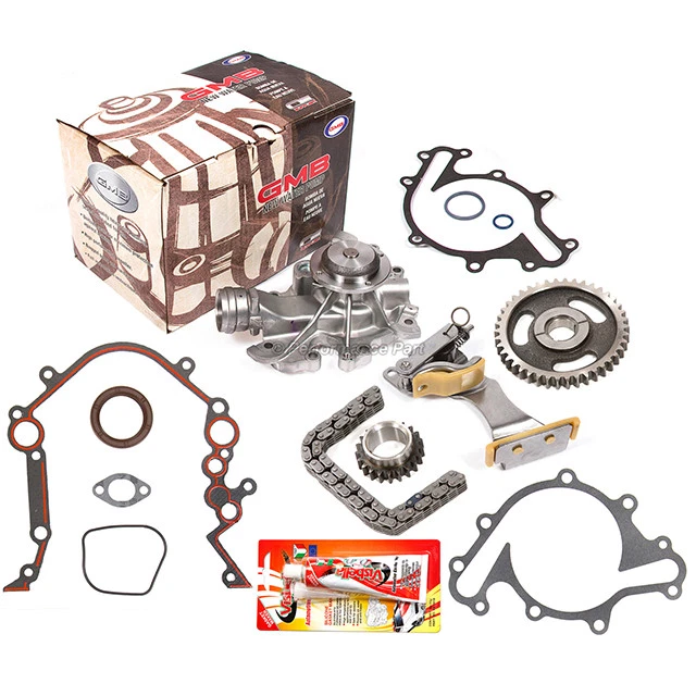 Timing Chain Kit Water Pump Cover Gasket for 96-04 Ford Freestar Mercury 3.8 OHV - Image 2 of 4