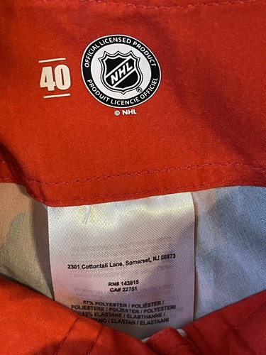 Men’s 2XL NWT Detroit Red Wings NHL Floral Stripe Board Shorts FOCO Brand - Picture 6 of 11
