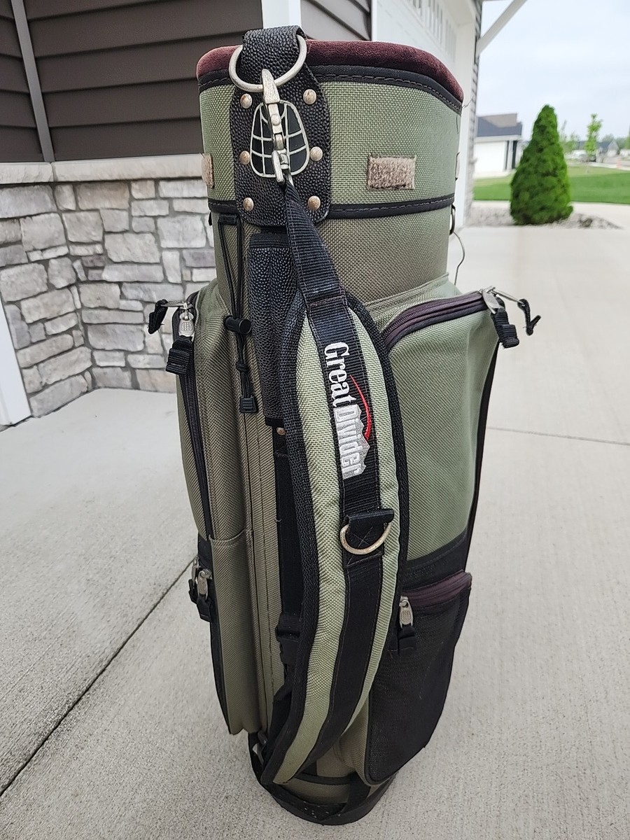 Great Divider / Trail Rider 14 Way Green Golf Club Bag with