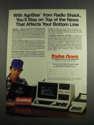 1984 Radio Shack TRS-80 Computer & AgriStar Network
