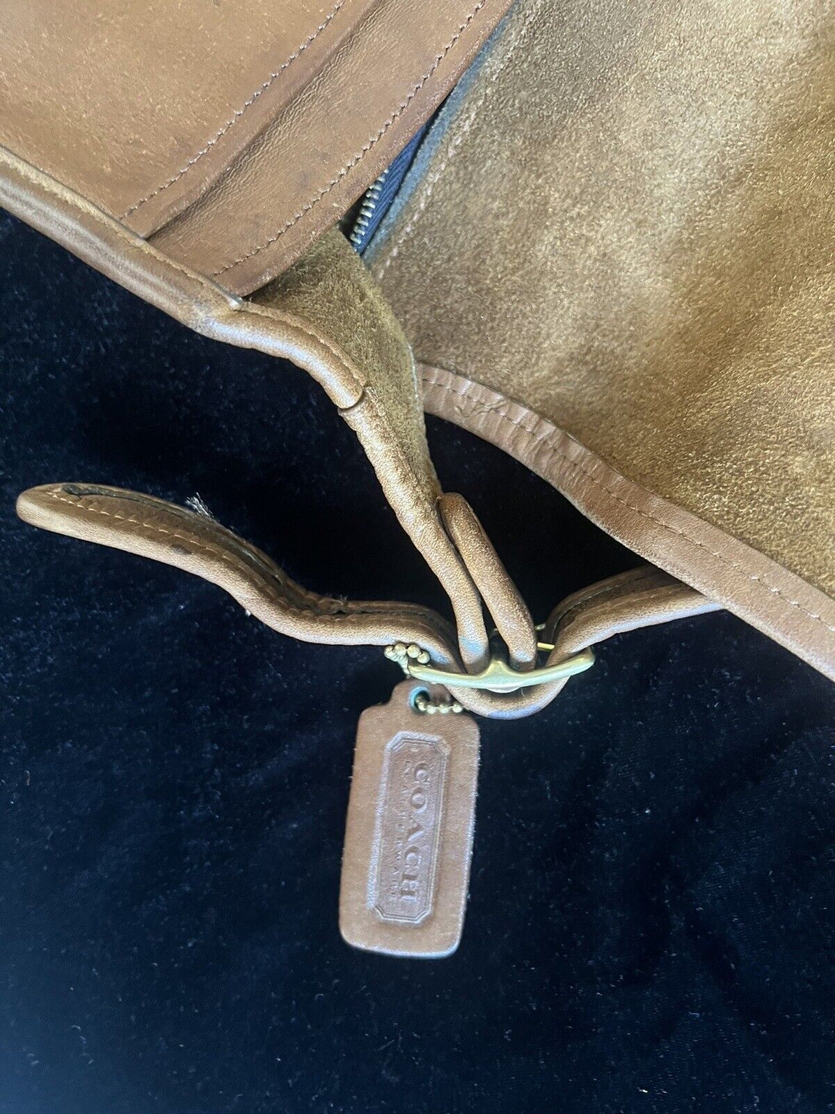 Coach leather bag vintage tan/brown - image 3