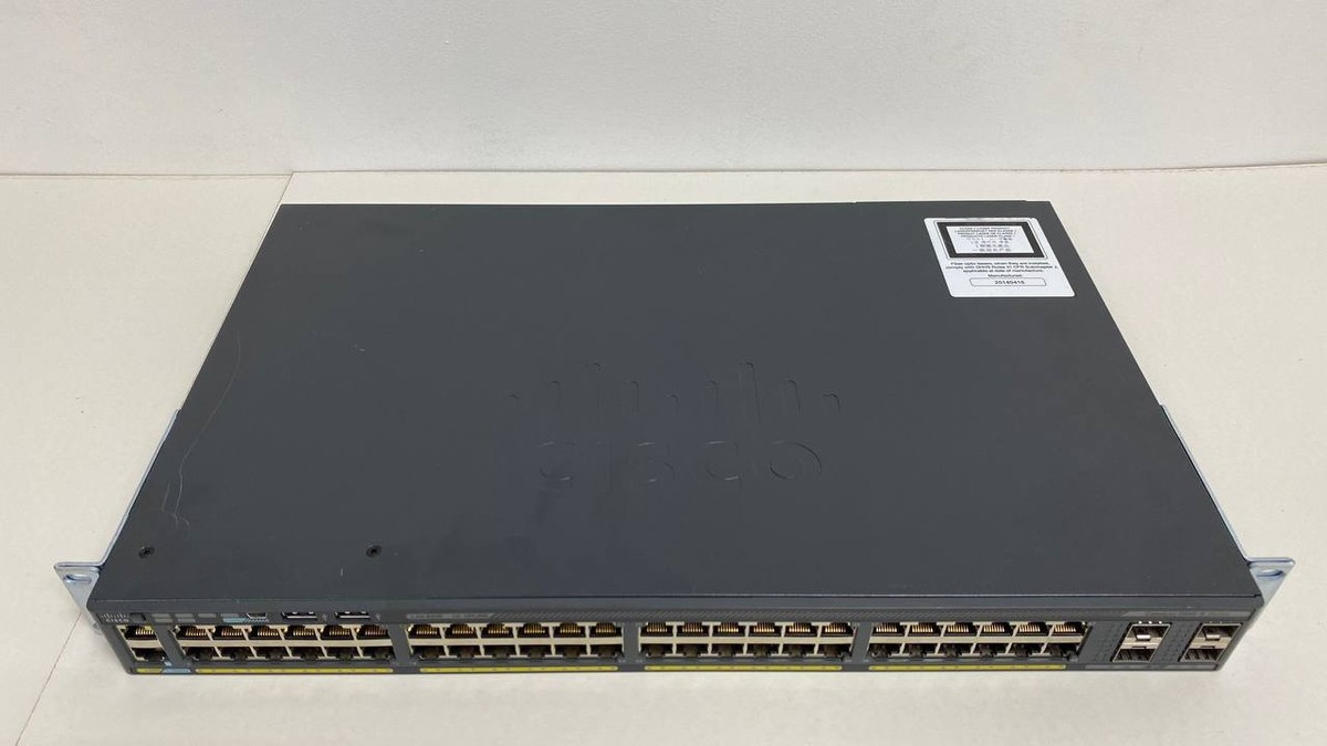Cisco Catalyst WS-C2960X-48TS-L 2960-X 48 GigE, 4 x 1G SFP
