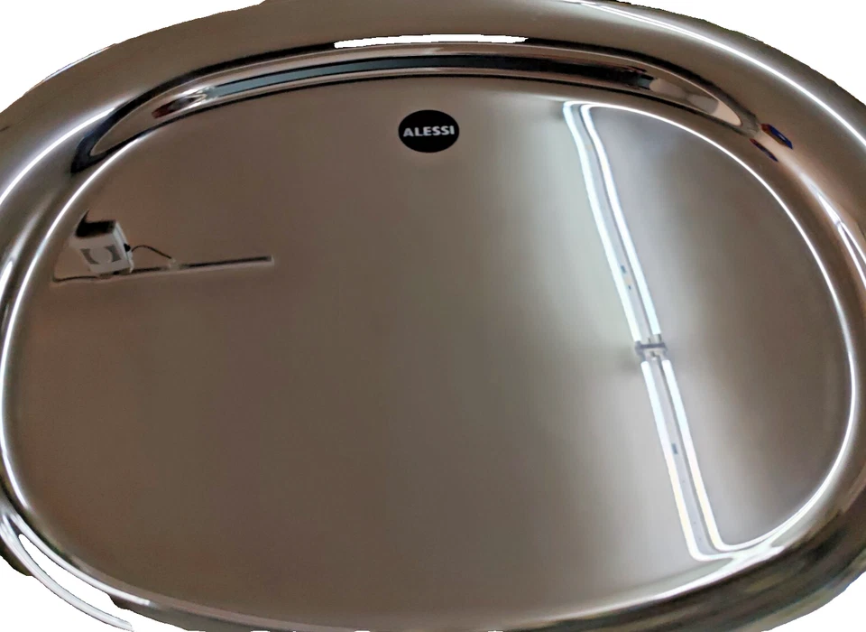 Alessi Piatto da Portata in Acciaio Inossidabile 18/10, Lucido, 42 cm - Immagine 2 di 2