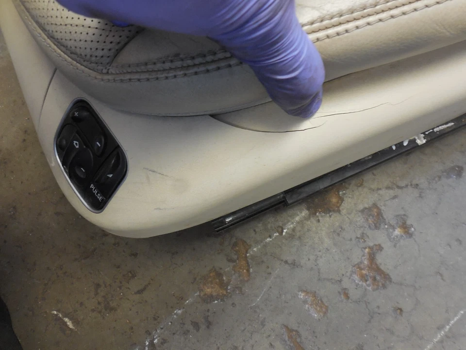 Asiento conductor delantero izquierdo beige 03-08 mercedes-benz r230 sl500 sl600 solo recogida Foto 4 de 4