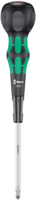 WERA Kugelgriff Laser Chip Driver 1850 PH1 x 80 mm grün Kreuzschlitz Driver H...