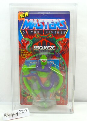 MOTU, Sssqueeze, AFA 80, graded, Masters of the Universe, MOC, He