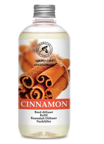 Cinnamon Reed Diffusor Nachfüller mit natürlichem ätherischem Zimtöl 17 Oz.