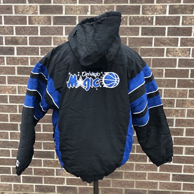 Vintage 1990's Orlando Magic Starter Quarter Zip Black Pullover