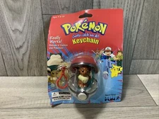 NEW 1999 Pokemon Eevee Keychain Basic Fun Item#753-0 Gotta Catch Em All