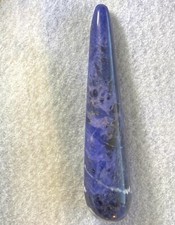 Violet Sodalite Massage Wand Lovely Fine Violet Blue Length 4  - 40 Grams