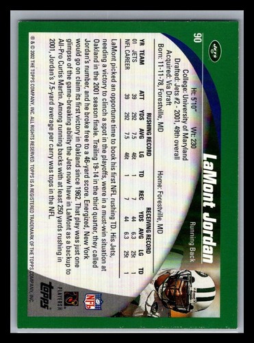 2002 Topps Football # 1 - 200 - Pick Your Card! - Picture 180 of 400