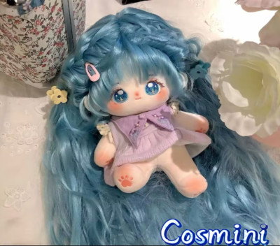 No attributes Moon Girl Long Hair 20cm Plush Doll Dress up Stuffed Toy Anime